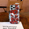 Crimson Blossom - iPhone Case