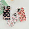 Tropical Wildflower - iPhone Square Case with two other flower print cases