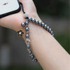 Floral Gray Pearl Phone Case Charm
