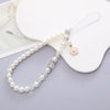 Floral White Pearl Phone Case Charm