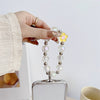 Glass Beaded Cute Floral Phone Charm