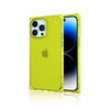 Clear Neon Yellow - iPhone Square Case