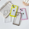 Black Frame Clear - iPhone Square Case