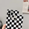 close view of ChessBoard - iPhone Square Case with drop protection for iphone 11/12/13/14 series
