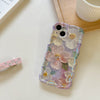 back view of ChromaFlora - iPhone Curved Case with drop protection for iphone 11/12/13/14 series