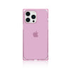 Clear Pink- iPhone Square Case