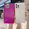 Clear Neon Purple - iPhone Square Case