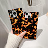 A girl holding two Ember Glow - iPhone Square Cases