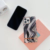Cosmic Chroma - Marble iPhone case - canyon - Front and Back view
