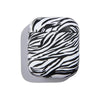 white color with black zebra stripe design apple airpods case for first gen and second gen