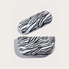 black and white zebra patterned, matte apple airpods 3rd gen case showcased 