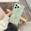 A girl holding Glamour Bedazzled - iPhone Square Case in her hand