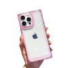 Pink Frame Clear - iPhone Square Case