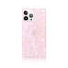 Light Pink Sparkle - iPhone Square Case