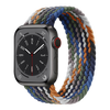 apple watch black color and colorful, braided apple watch band